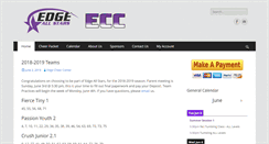 Desktop Screenshot of edgecheercenter.com